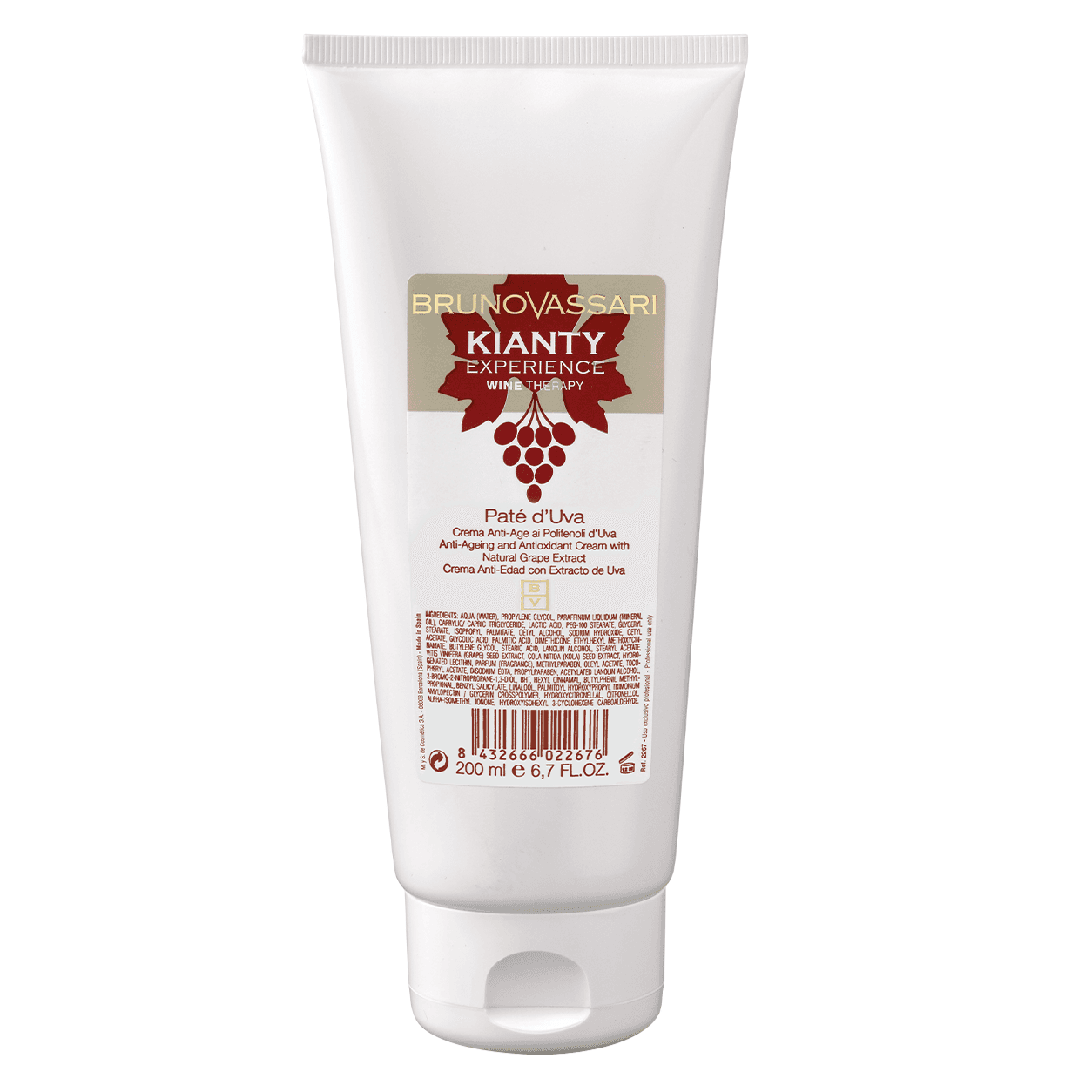 Patè d'Uva Pro — Crema rinnovatrice formato cabina